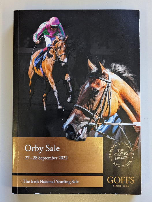 Goffs: Orby Sale 27-28 September 2022 - paperback