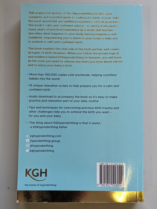 The Hypnobirthing Book by Katherine Graves - paperback