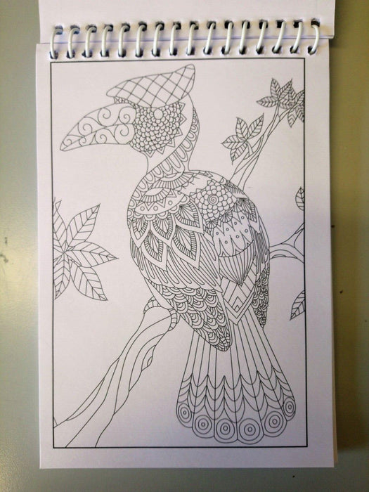 The Peace In Mindfulness - Adults Colouring Book