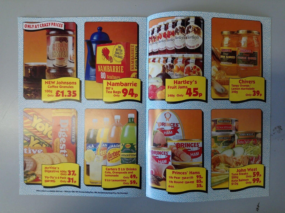 Crazy Prices Supermarket Summer Catalogue 1989