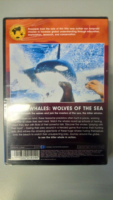 Killer Whales: Wolves of the Sea - National Geographic DVD