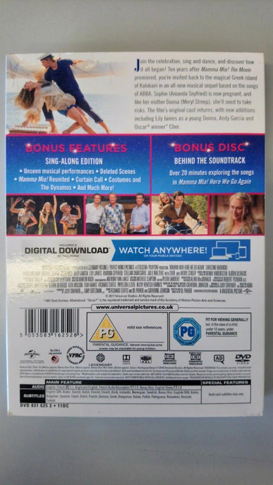 Mamma Mia! - 2 Disc Sing-Along Edition - DVD