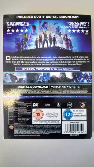 Ready Player One DVD