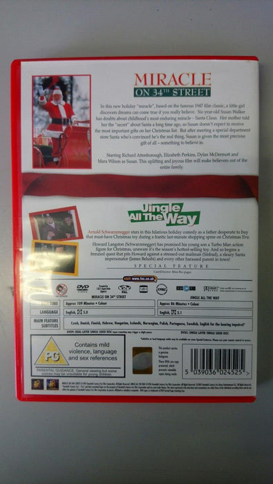 Miracle on 34th Street and Jingle All the Way DVD