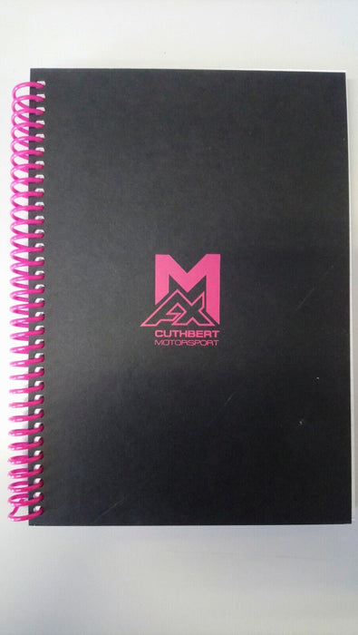 Notebook - Lined - Max Cuthbert Motorsport branded