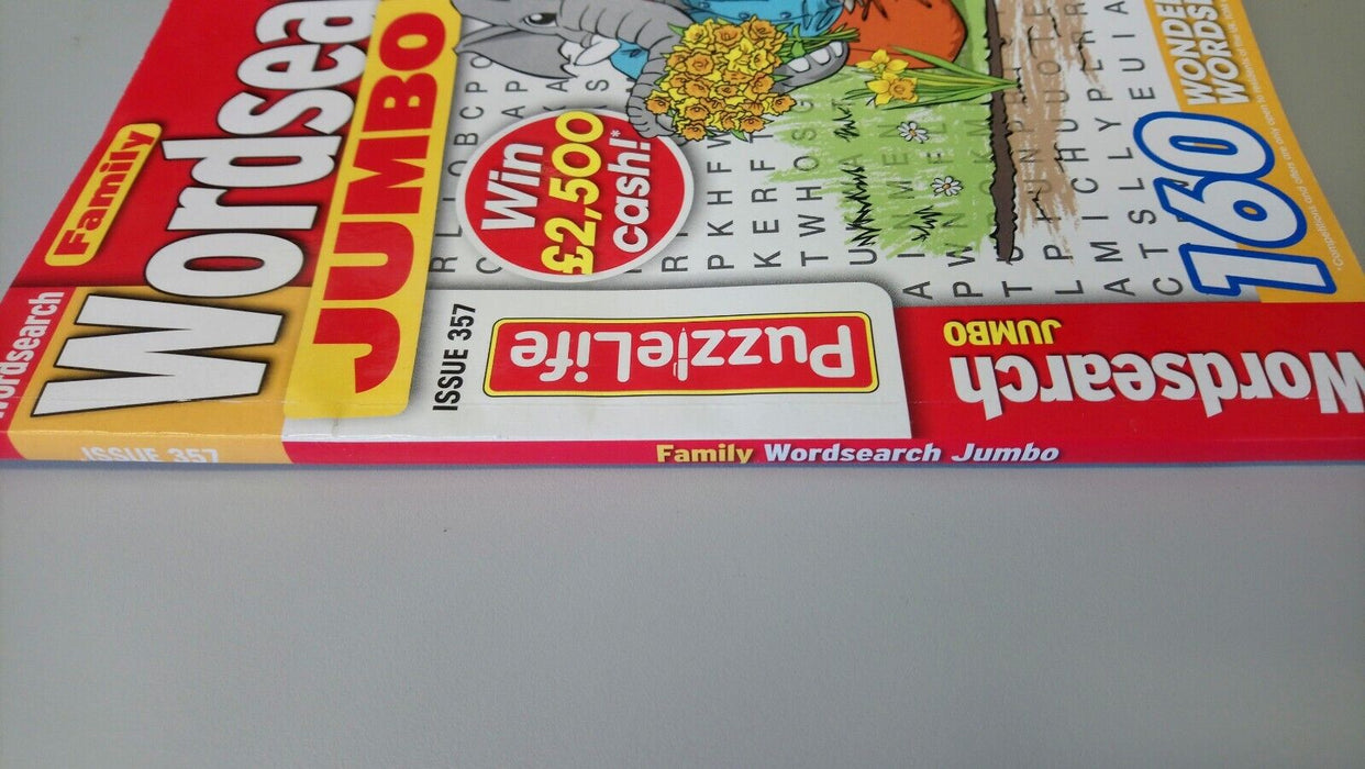 PuzzleLife Wordsearch Jumbo Issue 357