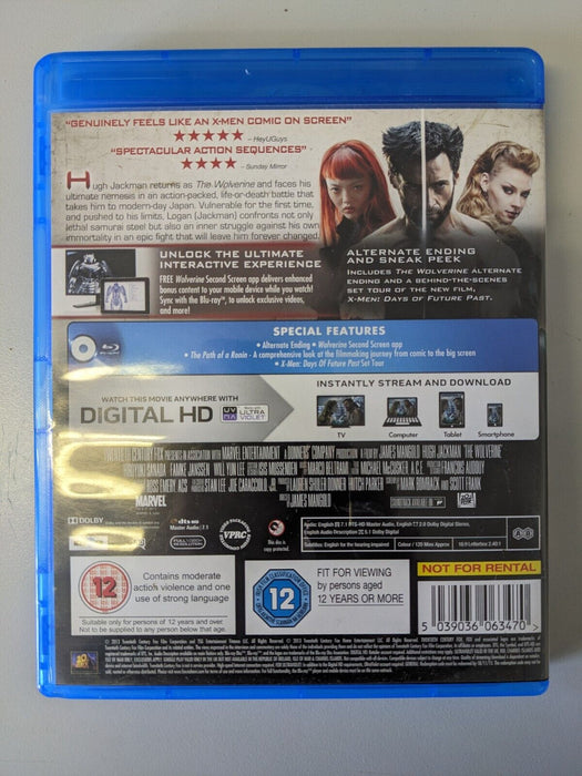 The Wolverine Blu-ray