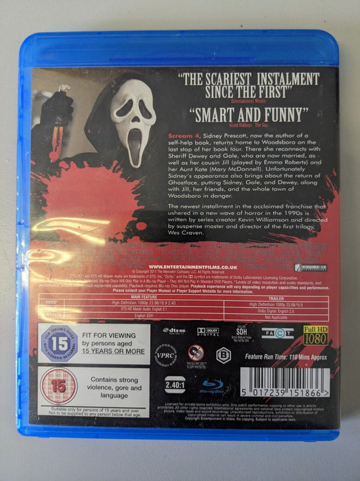 Scream 4 Blu-ray