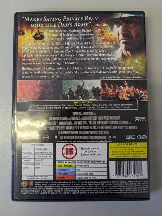 We Were Soldiers DVD