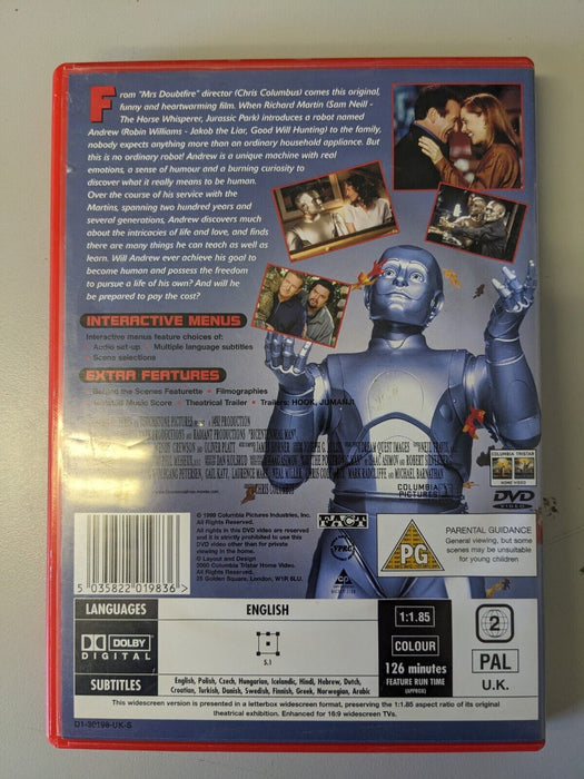 Bicentennial Man DVD