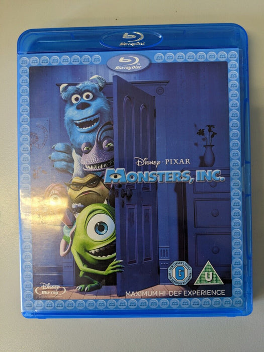 Monsters Inc Blu-ray