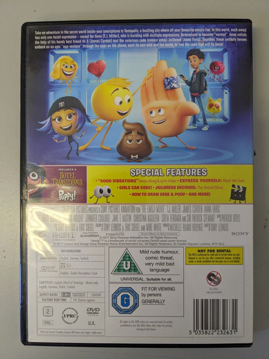 The Emoji Movie DVD