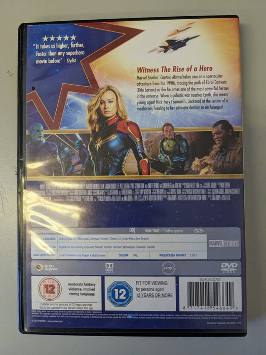 Captain Marvel DVD