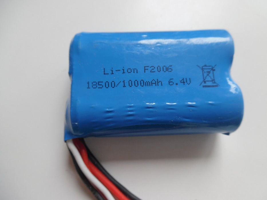 18500 1000mAh 6.4V SM-3P li-ion RC Car Toys