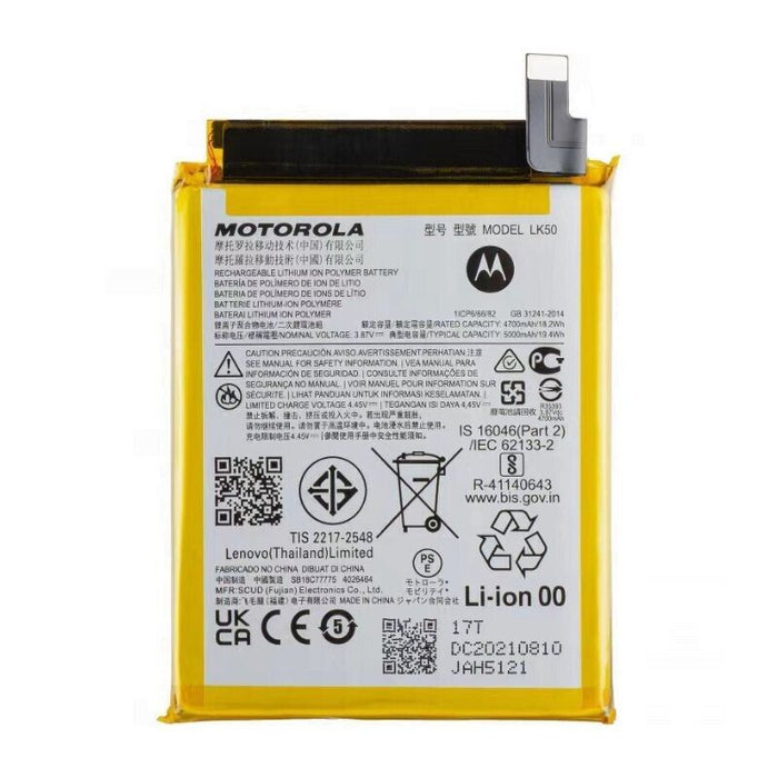 Original Motorola Moto G60s (Xt2133) Battery LK50 Accu Battery 5000mAh Battery