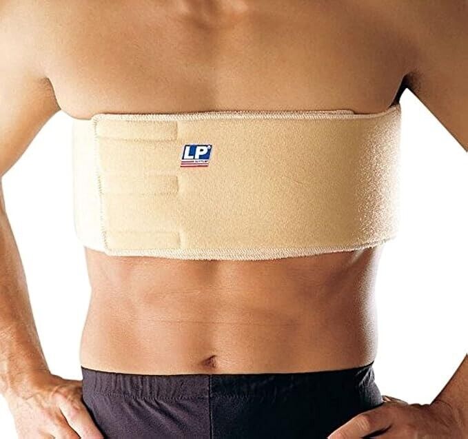 LP Support 910M-6 Rib Belt for Male, Large, Tan