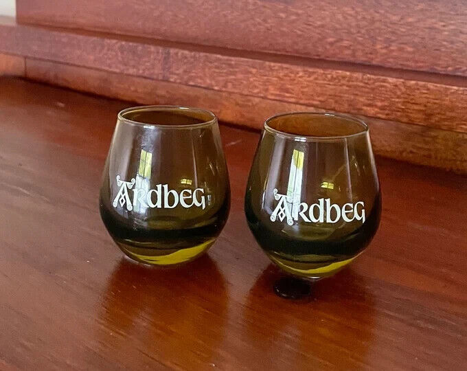 Ardbeg Scotch Whisky Shot Glasses / Sipping Cups - Set of 3