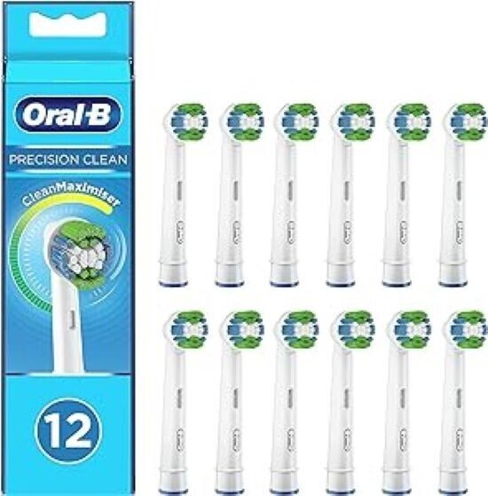 Oral-B Precision Clean Electric Toothbrush Head with CleanMaximiser Technology,