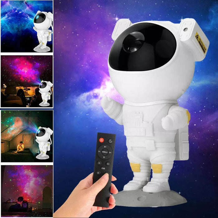 Astronaut LED Starry Galaxy Projector Night Light Lamp Nebula Moon Star w/Remote