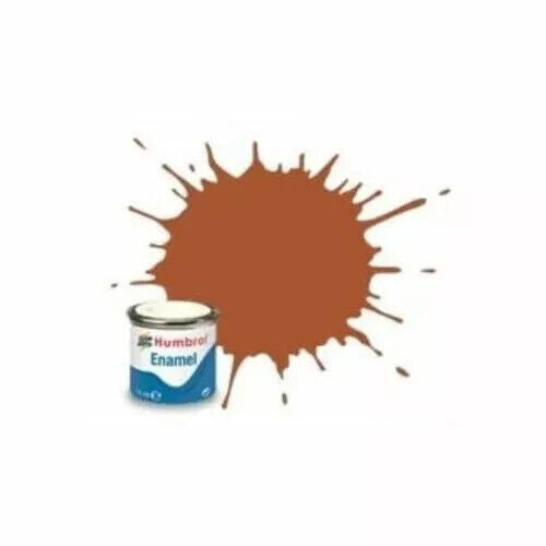 Humbrol - 14ml Enamel Model Paint Matt Brown 62