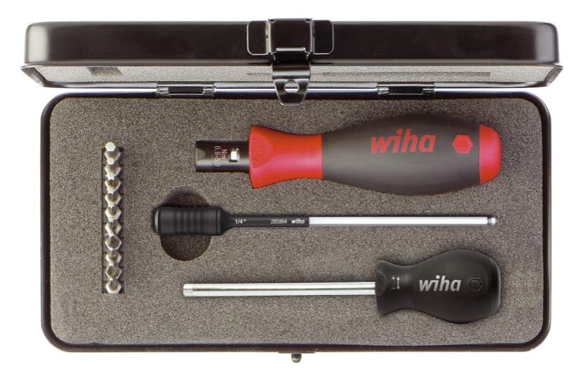 Wiha Adjustable Torque Screwdriver, 0.8 - 5Nm, 3.0 mm mm, 4.0 mm mm, PH1 mm, PH2