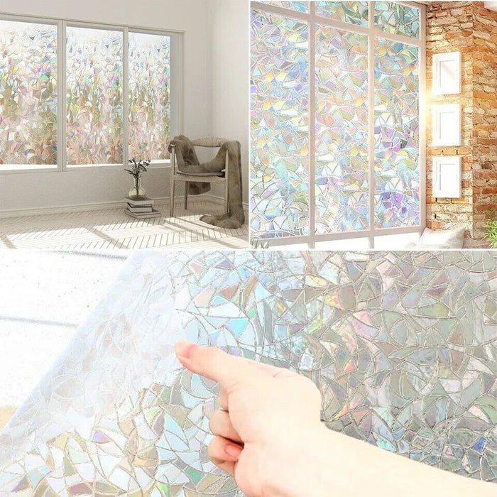 3D 45cm 1m Privacy Window Film Glass Door Frosted Pattern House Window Tint Film