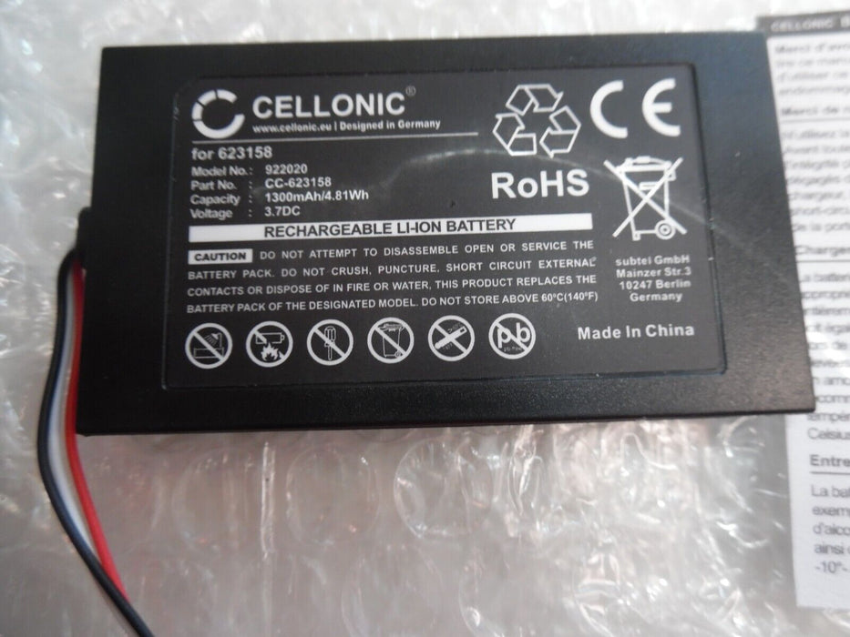 Battery For LOGITECH 623158, 915-000257,915-000260,Elite,Harmony 950