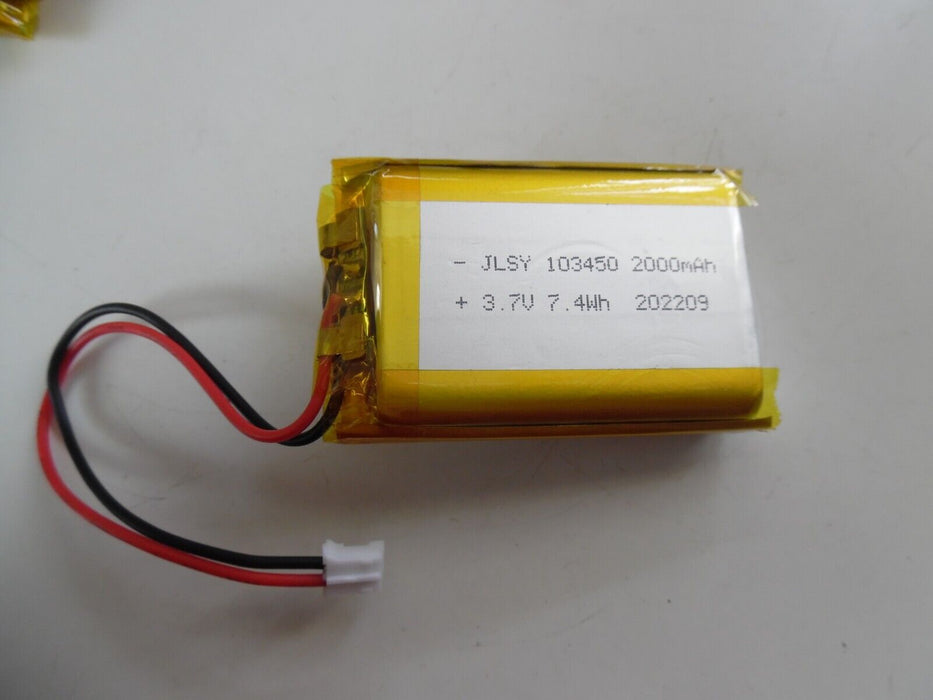 103450 7.4Wh 2000mAh lipo for Mp3 player