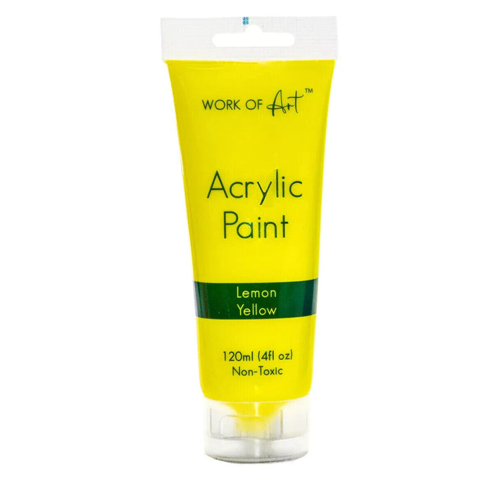 Yellow Acrylic Paint 120ml Non Toxic Colour Paint Creative Crafts Work of Art