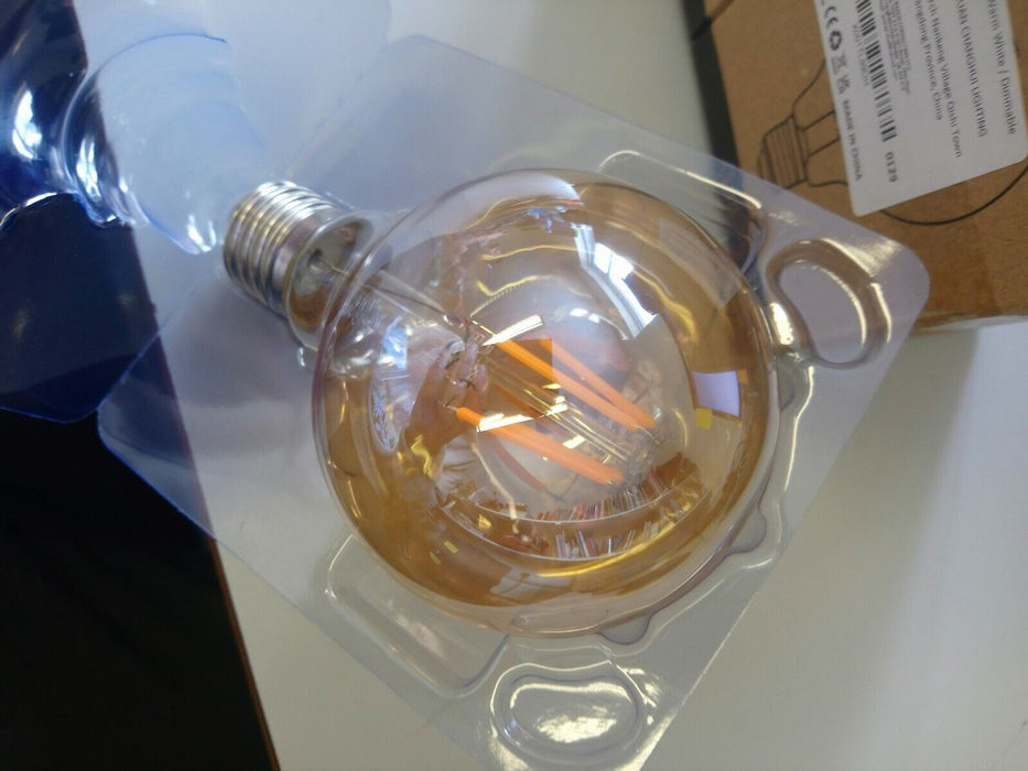 LED Filament Bulb G80 X2