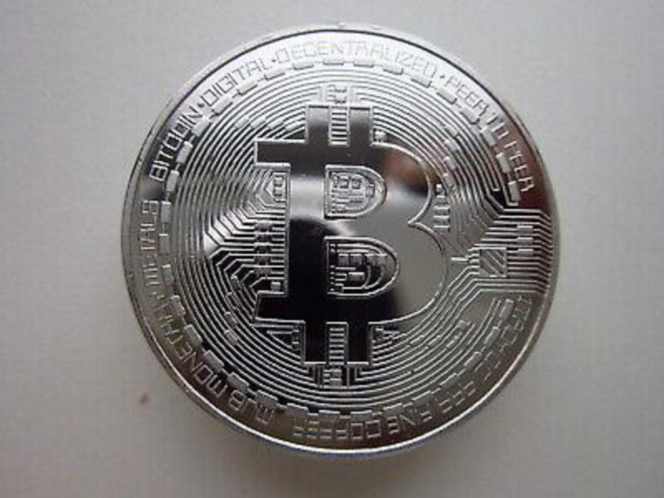 BITCOIN Crypto Currency 42mm Physical Medal Souvenir Coin