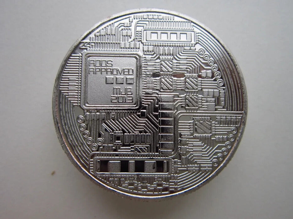 BITCOIN Crypto Currency 42mm Physical Medal Souvenir Coin