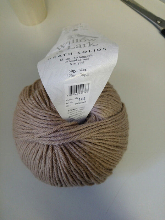 Willow & Lark Heath Solids Sand Wool