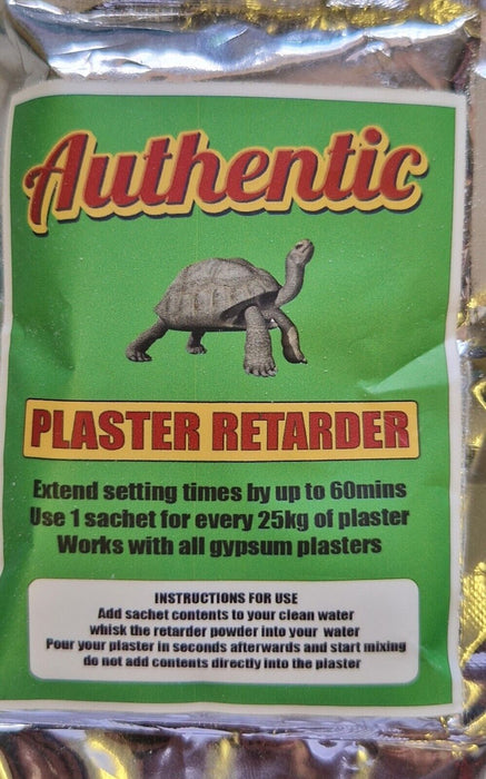 2 Pack - Authentic Plaster Retarder Mix Sachet Slows Setting Times Of Plaster