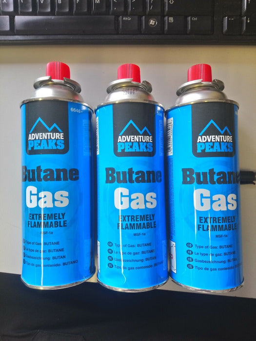 Adventure peaks butane227g gas 3 pack