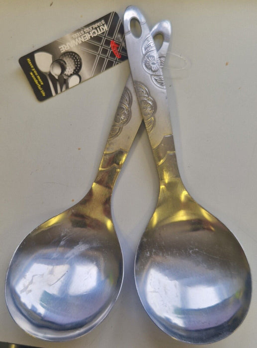 2 Pack of Stainless Steel Kitchen Spoons