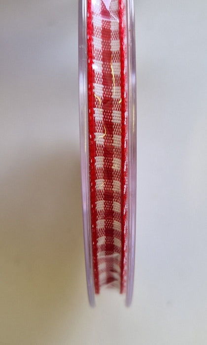 Super Ribbons - 20M Roll - Red & White