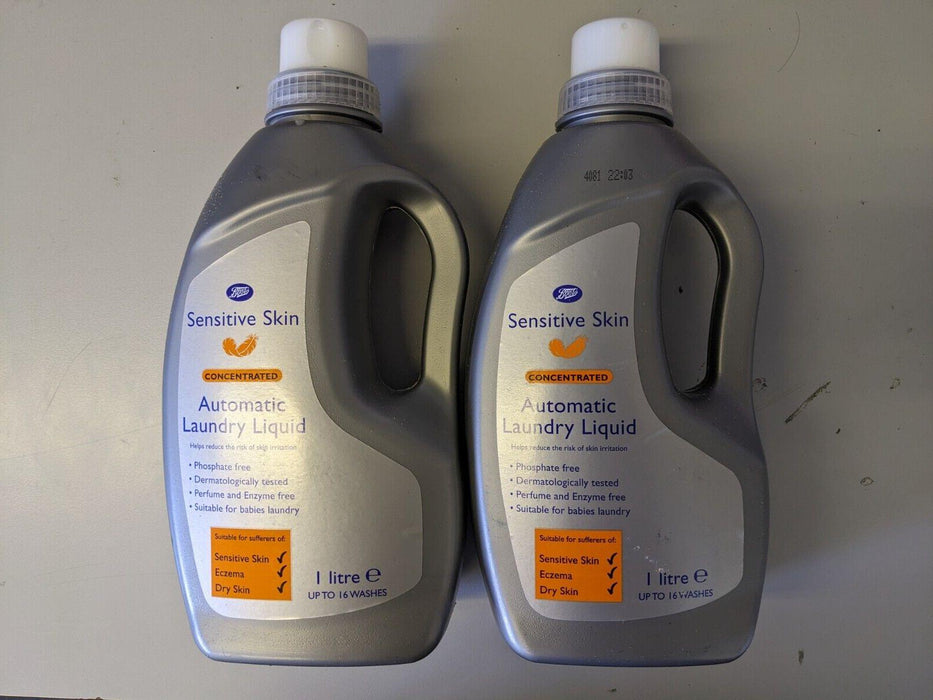 2 Pack Boots Sensitive Skin Automatic Laundry Liquid 1L