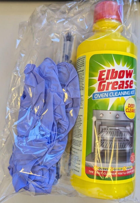 500ML ELBOW GREASE OVEN CLEANER KIT INCLUDE RACK BAG FOR CLEANING OVEN RACKS