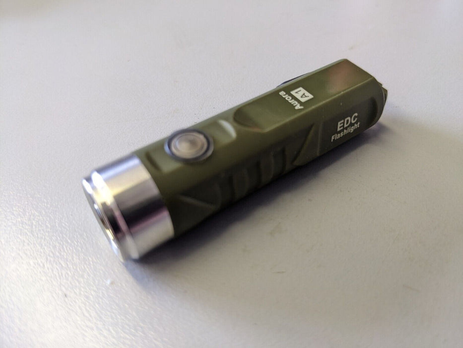 Rovyvon Aurora A1 Mini Keychain Torch Flashlight Khaki Green