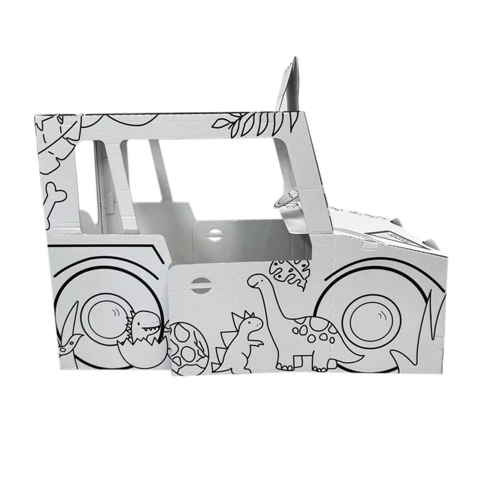 Hobbycraft Colour In Cardboard Dino Safari 4x4