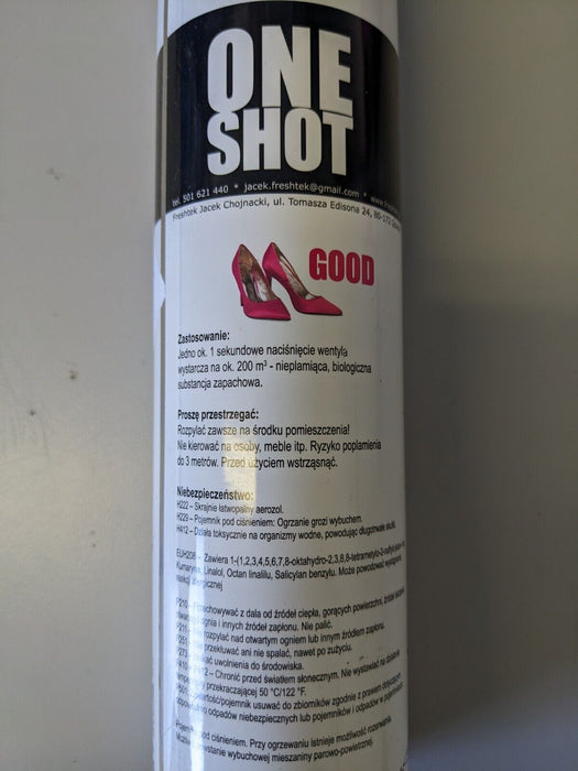 Freshtek ONE SHOT – GOOD 600ml Air Freshener Spray