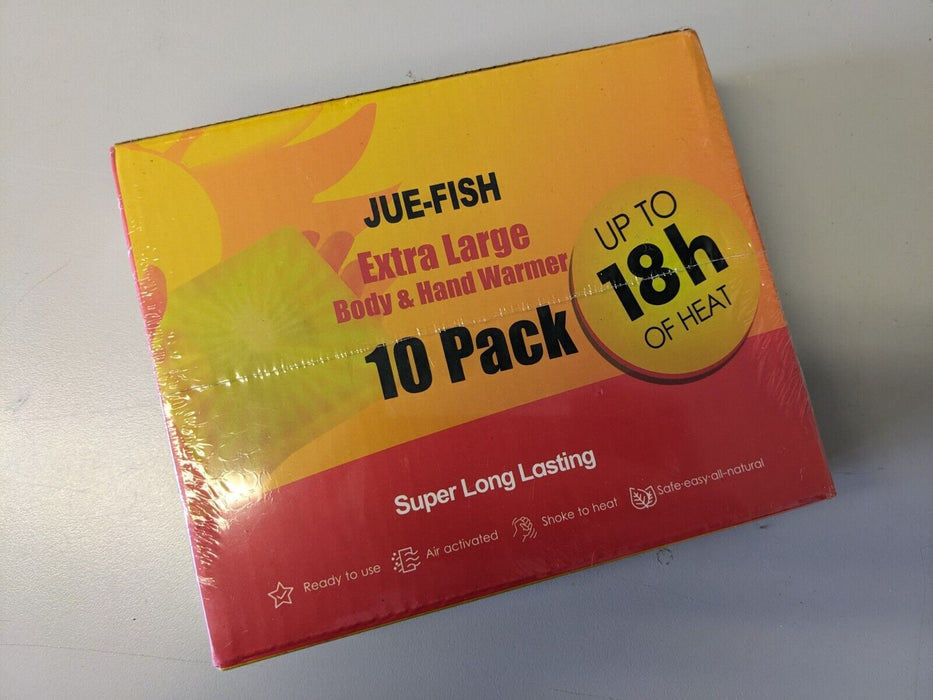 Jue Fish 10 Extra Large Body and Hand Warmers