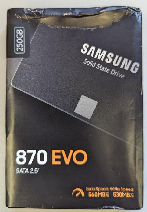 Samsung 870 EVO SSD 250GB | SATA3 2.5" Internal Drive | Fast