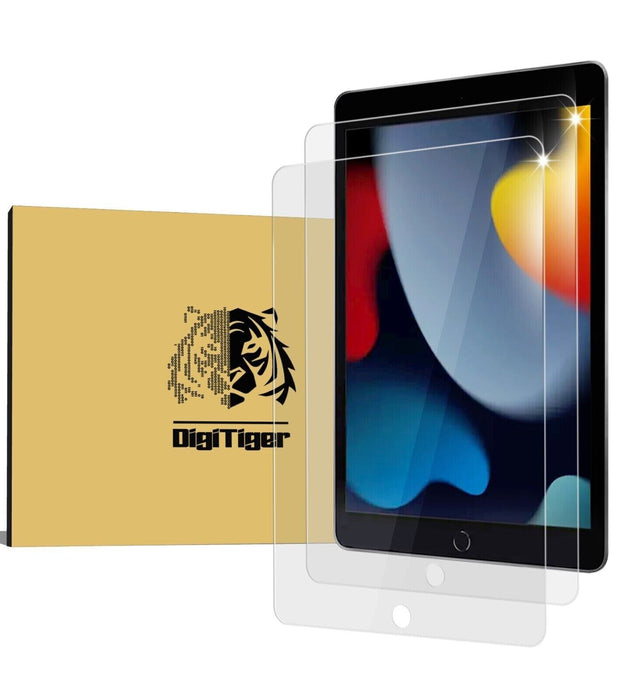 Digitiger Twin pack Tempered Glass Screen Protector For Ipad 10.2" 7 8 9 Gen