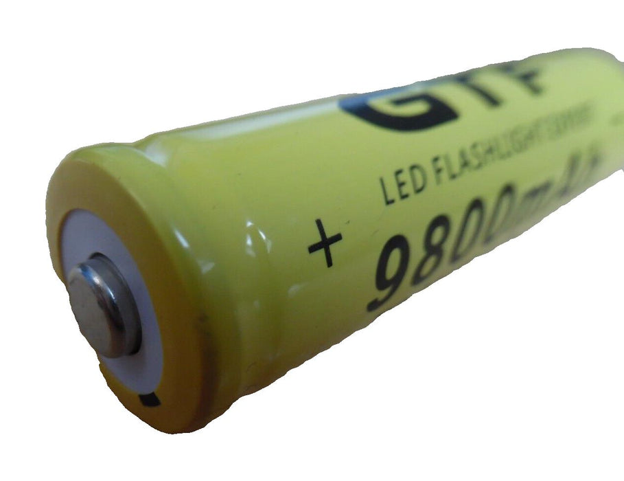 18650 9800mAh Li-ion 1PCS 3.7V Rechargeable Battery For Flashlight Torch