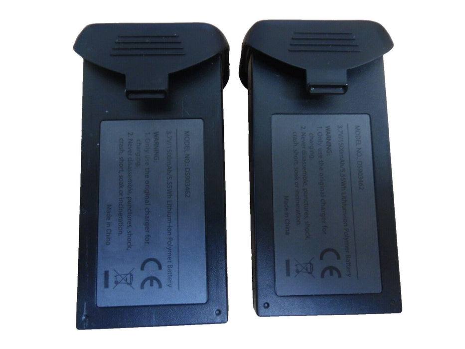 1500mah lithium battery for HS110D aerial photography quadcopter 2 Pack