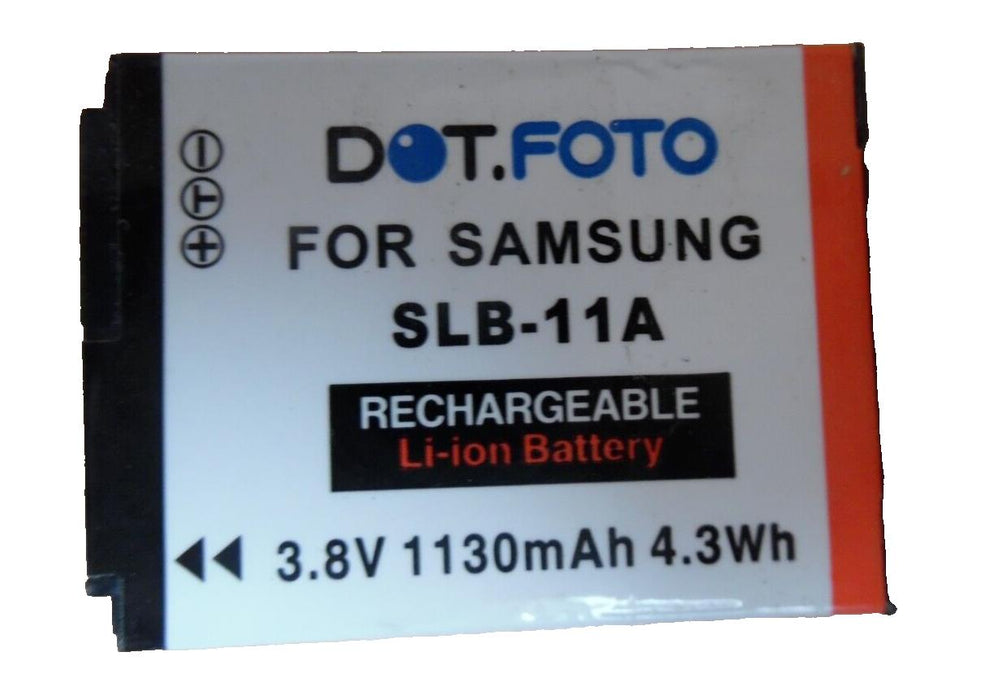 SLB-11A Compatible replacement Camera Battery, 1350mAh, Dot.Foto / Intensilo