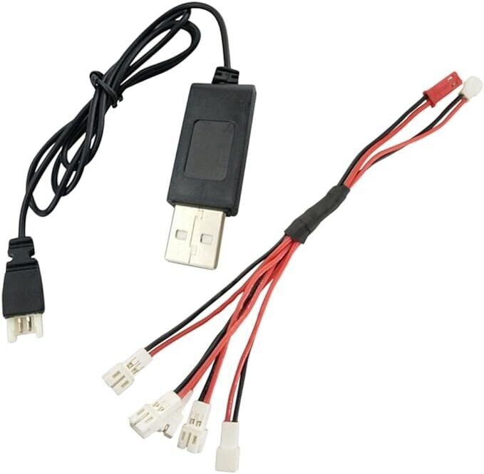 3.7V Li-po Battery Connecting Charging Cable with USB 2.0 Cable for RC