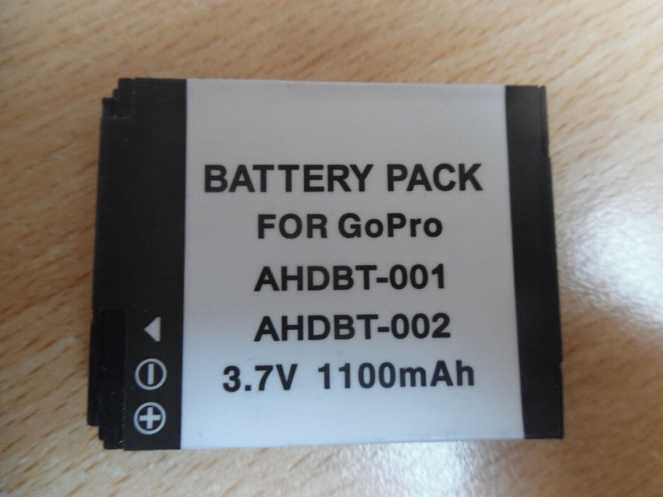 Battery for GoPro HD Hero Naked AHDBT-001 AHDBT-002